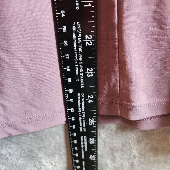 Active USA Women's Med Long Sleeve top mauve pink - Picture 5 of 8